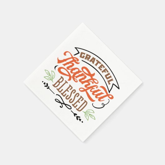 Serviette En Papier reconnaissant béni (Coin)