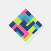 Serviette En Papier Rectangles minimaux gras (Coin)