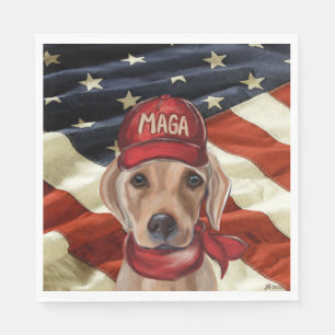 SERVIETTE EN PAPIER RÉCUPÉRATION DE LABRADOR MAGA