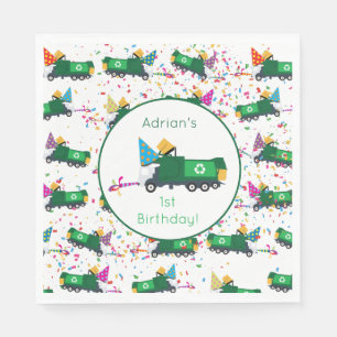 Serviette En Papier Recyclage personnalisé Motif de la fête des camion