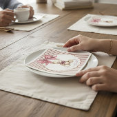 Serviette En Papier Red Bow Teddy Bear Baby Shower Napkins