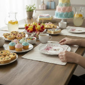 Serviette En Papier Red Bow Teddy Bear Baby Shower Napkins