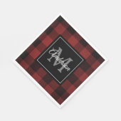 Serviette En Papier Red Buffalo | Personnel initial | Venin Napkin (Coin)