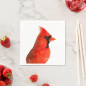 Serviette En Papier Red Cardinal Bird (En situation)