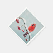 Serviette En Papier Red Cardinal Paper Napkin (Coin)
