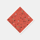 Serviette En Papier Red Flying Ladybug Pattern Baby Shower Napkins (Coin)