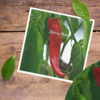 Red Hot Chili Pepper Green Red White Photographie
