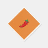 Serviette En Papier Red Hot Pepper Diva (Coin)
