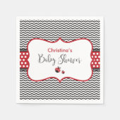 Serviette En Papier Red Ladybug (Devant)