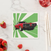 Serviette En Papier Red Muscle (En situation)