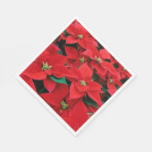 Serviette En Papier Red Poinsettia Holiday (Coin)