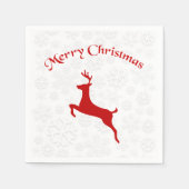 Serviette En Papier Red Reindeer (Devant)