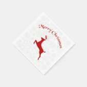 Serviette En Papier Red Reindeer (Coin)