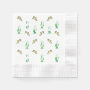 Serviette En Papier Red Robin Oiseaux & Snowdrops Jouer Motif de print