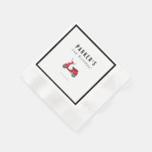 Serviette En Papier Red Scooter Thème Anniversaire (Coin)