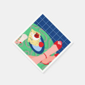 Serviette En Papier Red Sneak Peek (Coin)