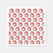Serviette En Papier Red Volleyball Paper Cocktail Party (Devant)