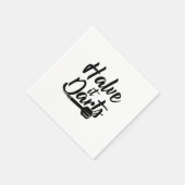 Serviette En Papier Réduire de moitié les fléchettes (Coin)
