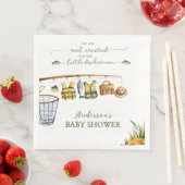 Serviette En Papier Reel Excited Little Fisherman Fishing Baby Shower (En situation)