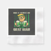Serviette En Papier Refaire la Saint-Patrick (Devant)
