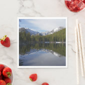 Serviette En Papier Reflet de Bear Lake II (En situation)