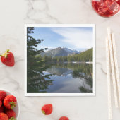 Serviette En Papier Reflet de Bear Lake III (En situation)
