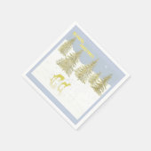 Serviette En Papier Réflexion des cerfs (Coin)