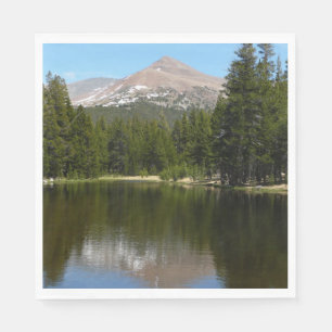 Serviette En Papier Réflexion du lac Yosemite
