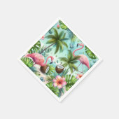 Serviette En Papier Refuge des Flamants (Coin)