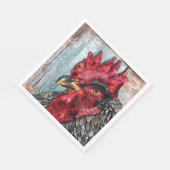 Serviette En Papier Regal Rooster Napkin (Coin)
