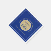 Serviette En Papier Regarde ! Papier de réunion de classe amusante (Coin)