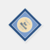 Serviette En Papier Regarde ! Serviettes de bar Mitzvah personnalisées (Coin)