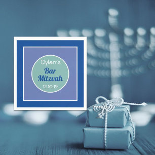 Serviette En Papier Regarde ! Serviettes de bar Mitzvah personnalisées