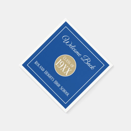 Serviette En Papier Regarde ! Vos serviettes Réunion de classe (Coin)