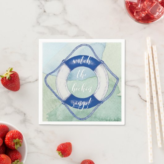 Serviette En Papier Regardez les anneaux diaboliques ! serviettes en p (En situation)