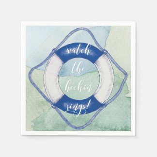 Serviette En Papier Regardez les anneaux diaboliques ! serviettes en p