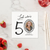 Serviette En Papier Regardez qui est cinquante Photo 50e anniversaire (En situation)