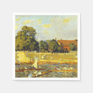 Serviette En Papier Regatta at Hampton Court Alfred Sisley Poster