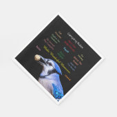 Serviette En Papier Règles de camping (Coin)