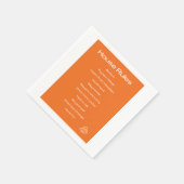 Serviette En Papier Règles de la maison (Coin)