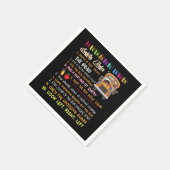 Serviette En Papier règles de sécurité des autobus scolaires (Coin)