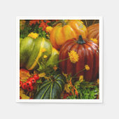 Serviette En Papier Regroupement Automne (Devant)