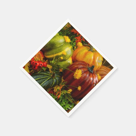 Serviette En Papier Regroupement Automne (Coin)