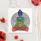 Serviette En Papier Reiki/Chakra (En situation)