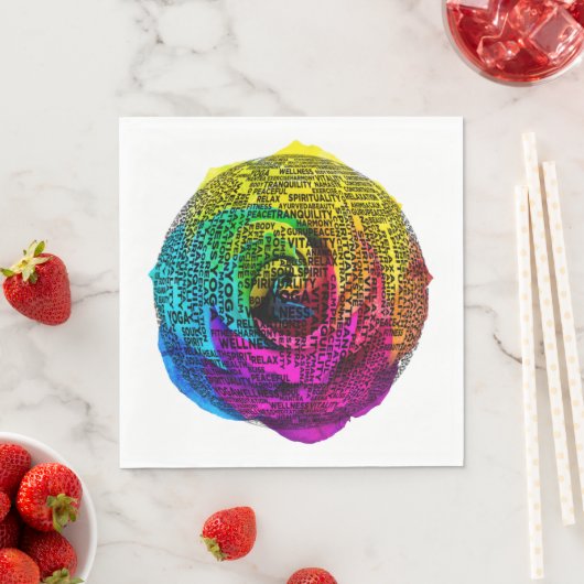 Serviette En Papier Reiki/Chakra (En situation)