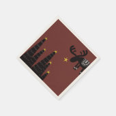 Serviette En Papier Reindeer found the star (Coin)