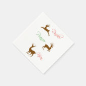 Serviette En Papier Reinder de Noël (Coin)