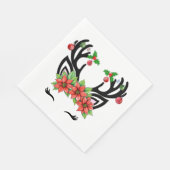 Serviette En Papier Reinder de Noël (Coin)