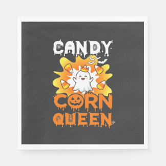 Serviette En Papier Reine de maïs de bonbon Halloween chauves-souris f