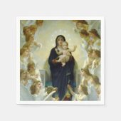Serviette En Papier Reine des Anges (par Bouguereau) (Devant)